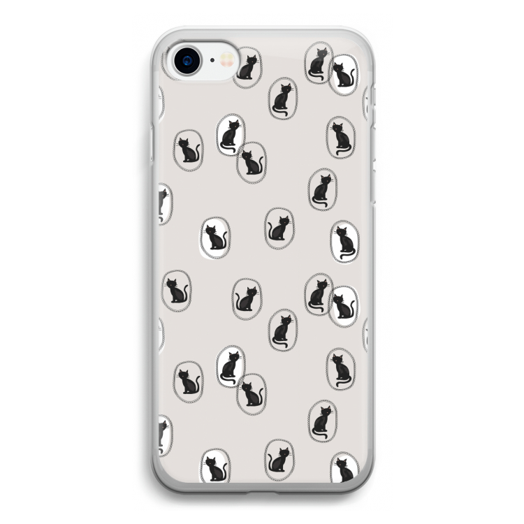 Miauw: iPhone SE 2020 Transparant Hoesje