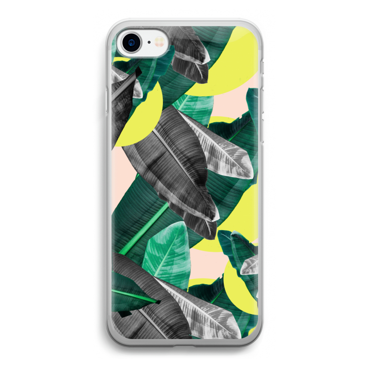 Fantasie jungle: iPhone SE 2020 Transparant Hoesje