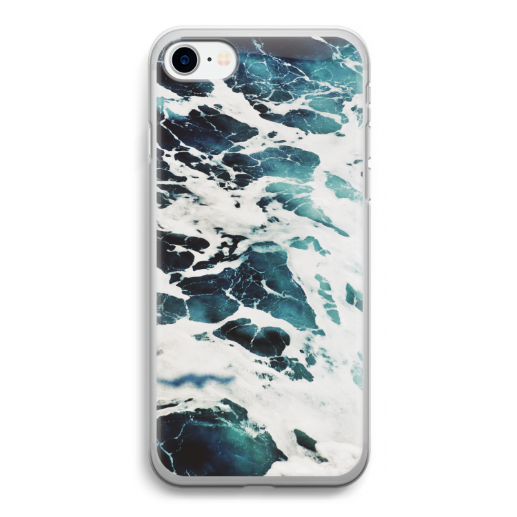 Golven: iPhone SE 2020 Transparant Hoesje