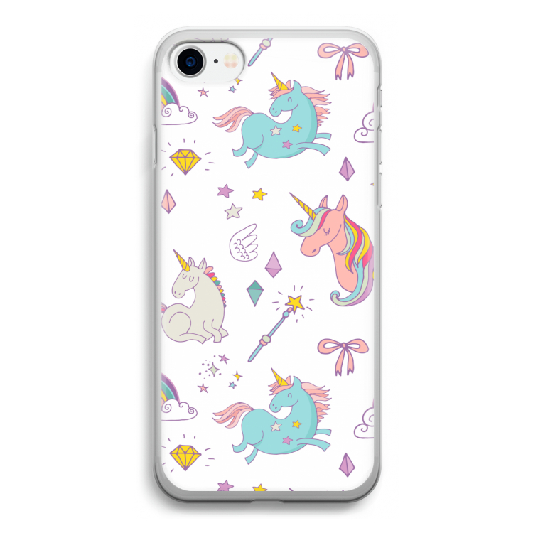Fantasiewereld: iPhone SE 2020 Transparant Hoesje