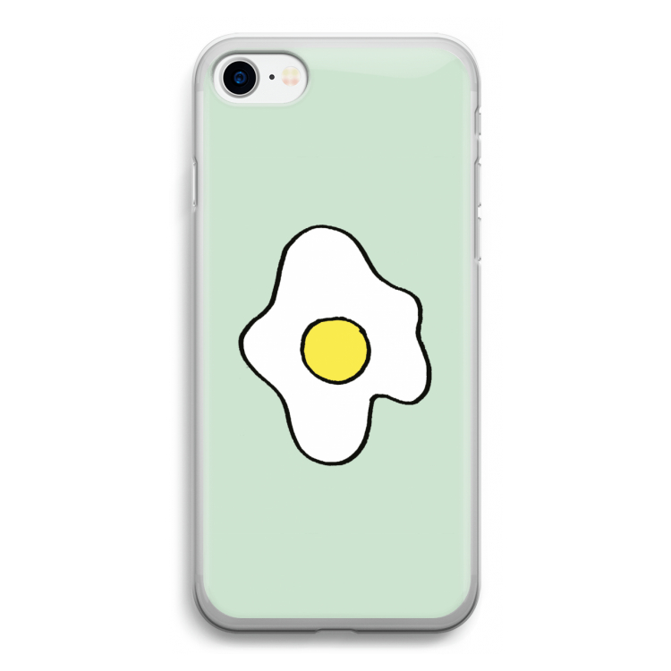 Spiegelei: iPhone SE 2020 Transparant Hoesje