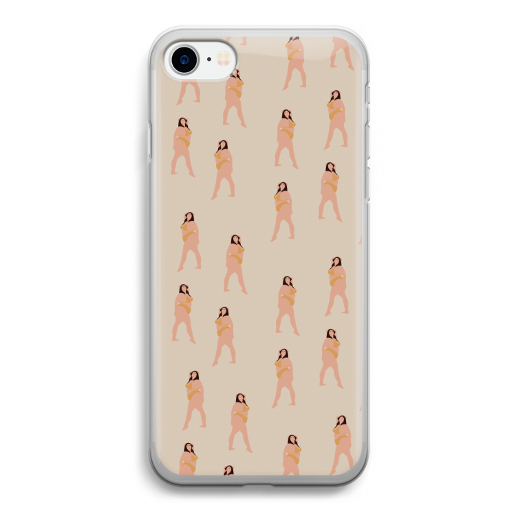 You're so golden: iPhone SE 2020 Transparant Hoesje