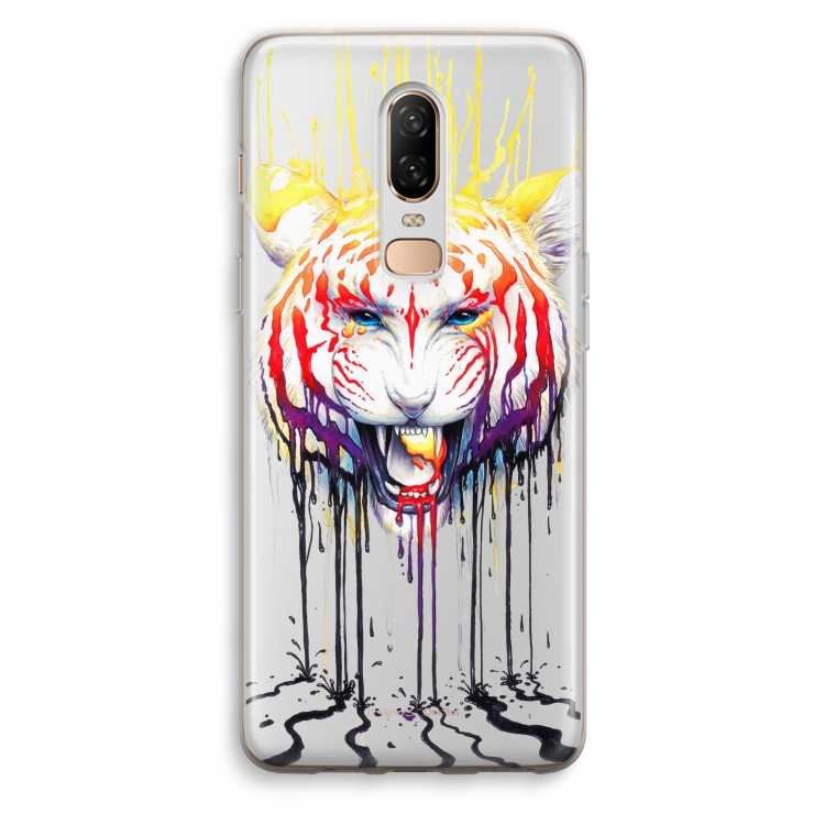 Fading: OnePlus 6 Transparant Hoesje