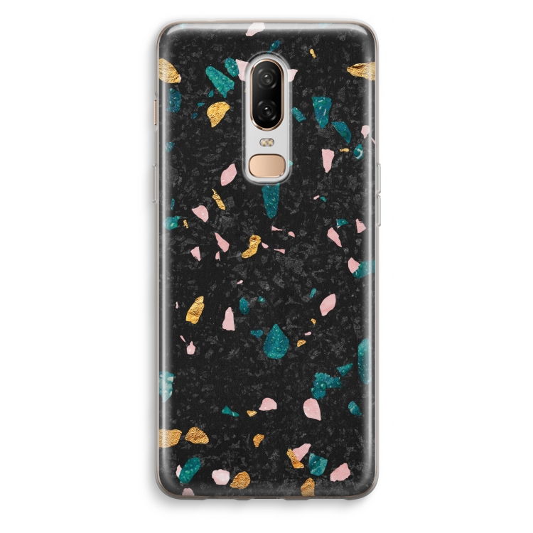 Terrazzo N°10: OnePlus 6 Transparant Hoesje