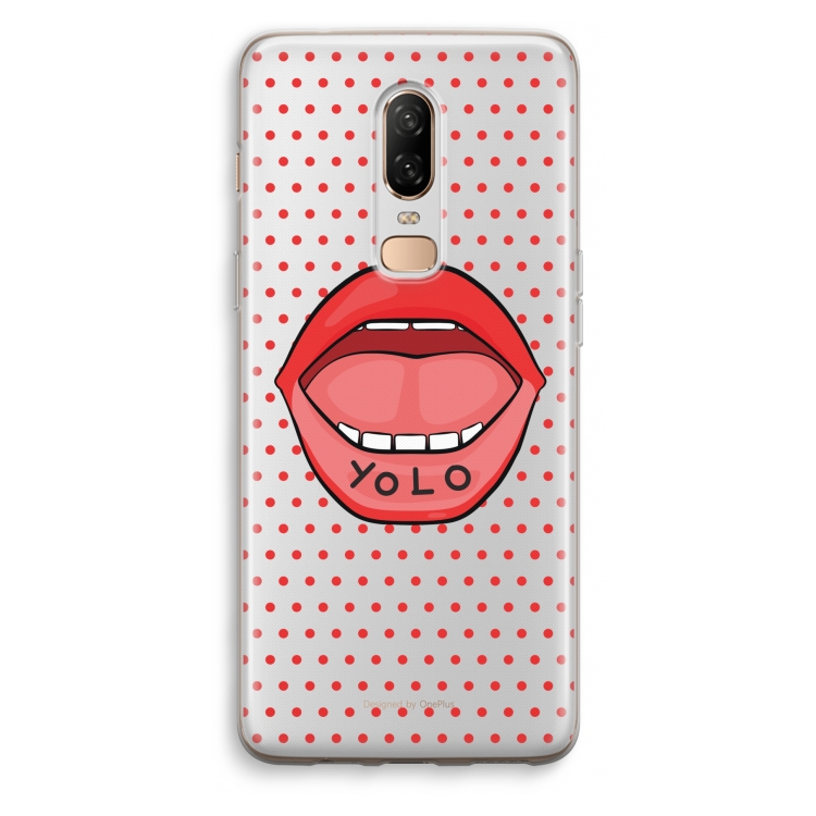 Yolo Denise: OnePlus 6 Transparant Hoesje