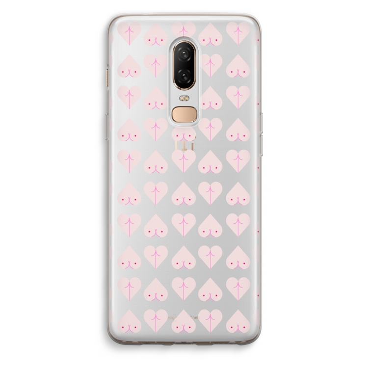 Ass 'n Titties: OnePlus 6 Transparant Hoesje