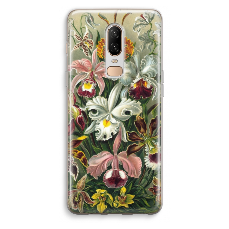 Haeckel Orchidae: OnePlus 6 Transparant Hoesje