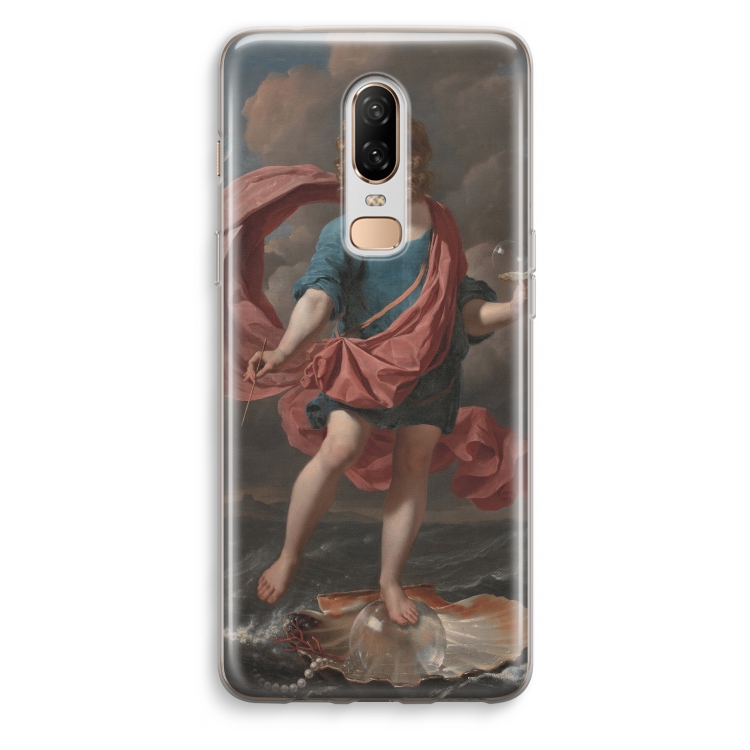 Soap Bubbles: OnePlus 6 Transparant Hoesje