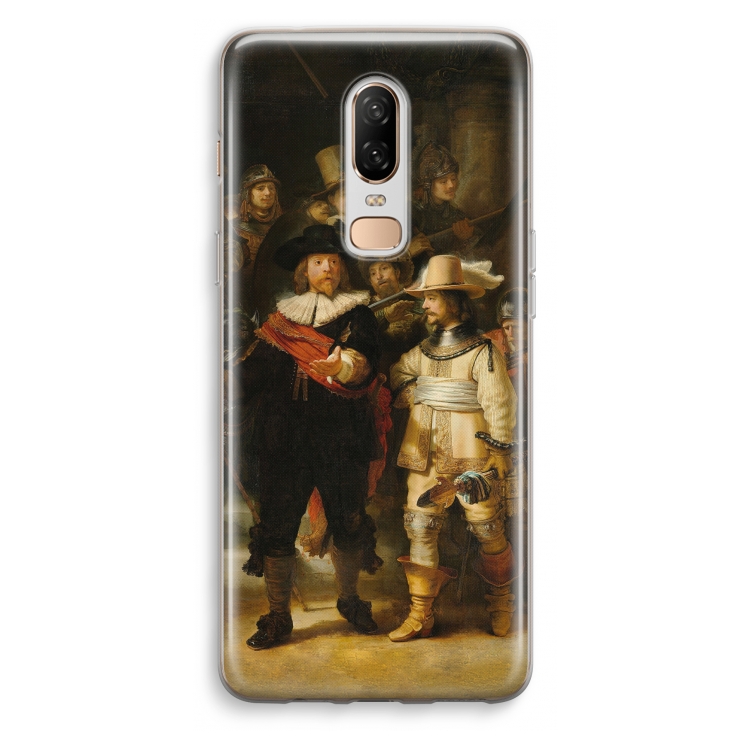De Nachtwacht: OnePlus 6 Transparant Hoesje