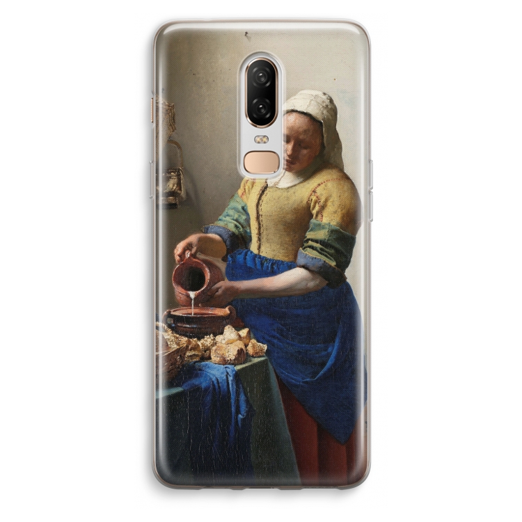 The Milkmaid: OnePlus 6 Transparant Hoesje
