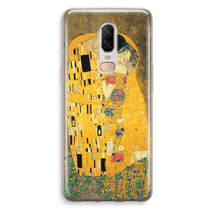 Der Kuss: OnePlus 6 Transparant Hoesje
