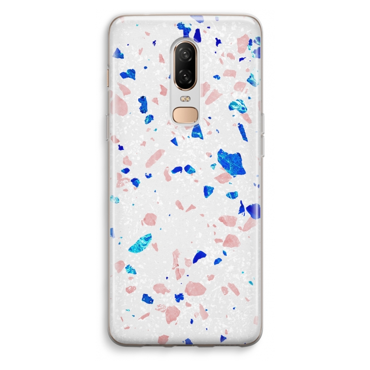 Terrazzo N°6: OnePlus 6 Transparant Hoesje