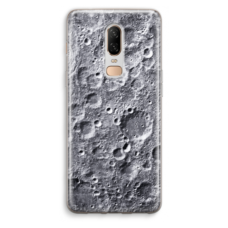 Maanlandschap: OnePlus 6 Transparant Hoesje