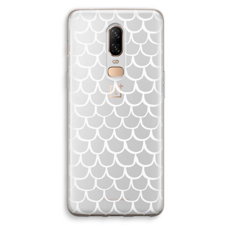 Dakpannetjes: OnePlus 6 Transparant Hoesje