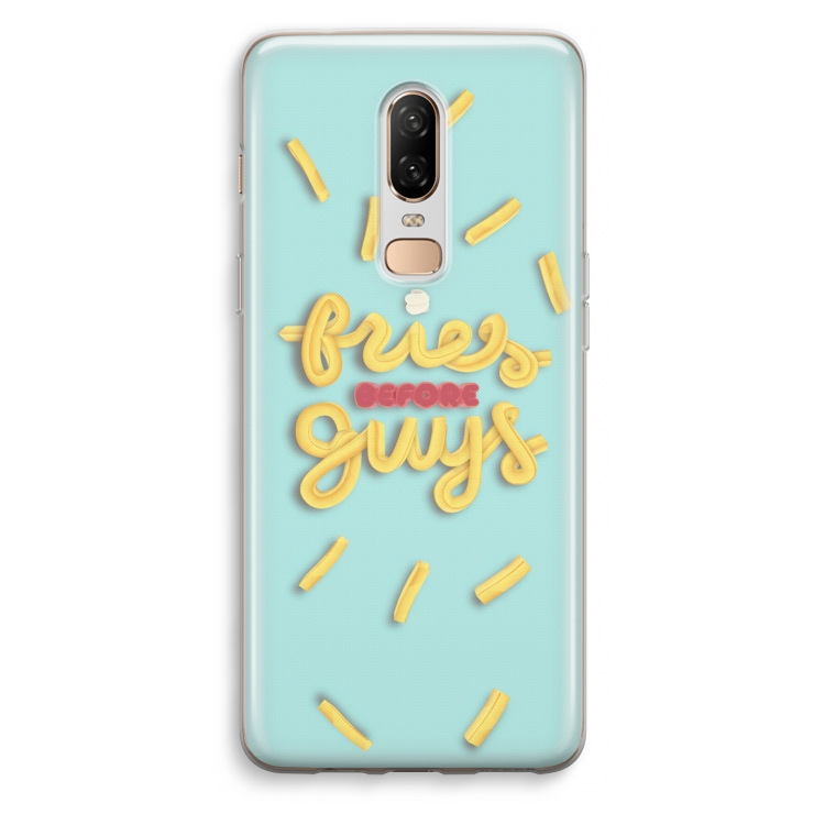 Always fries: OnePlus 6 Transparant Hoesje