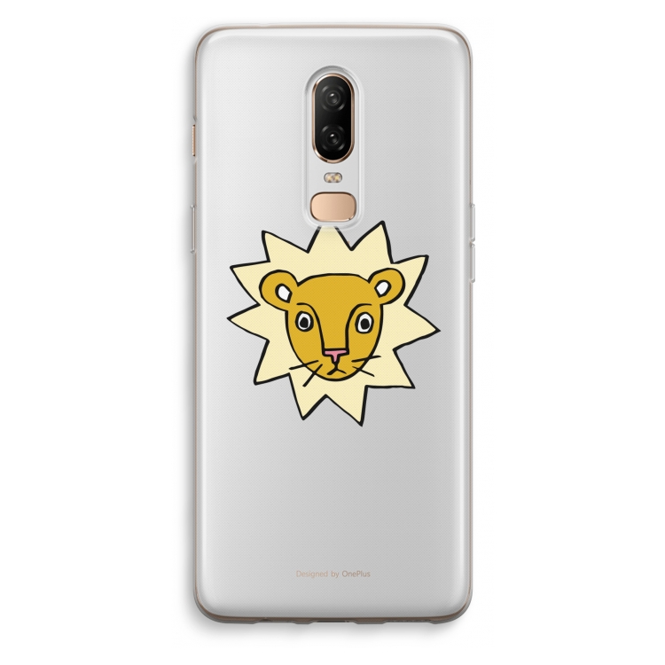 Kleine leeuw: OnePlus 6 Transparant Hoesje