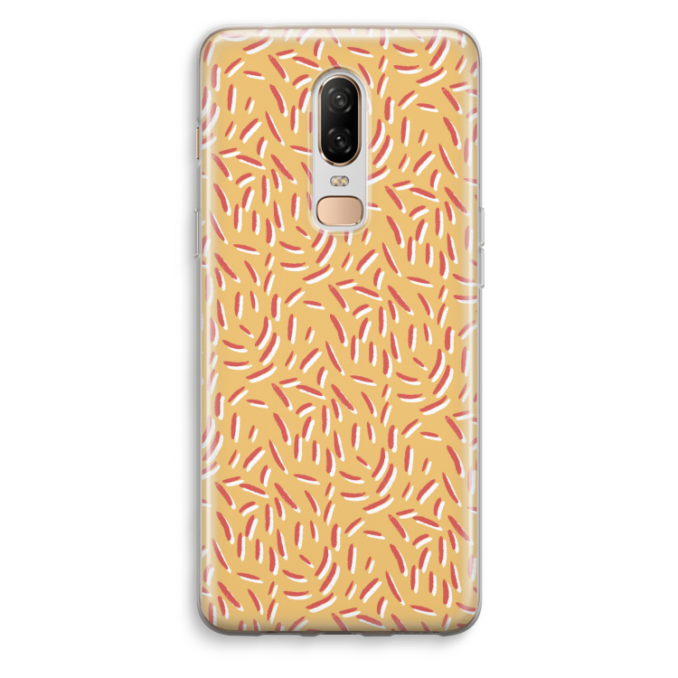 Camouflage: OnePlus 6 Transparant Hoesje