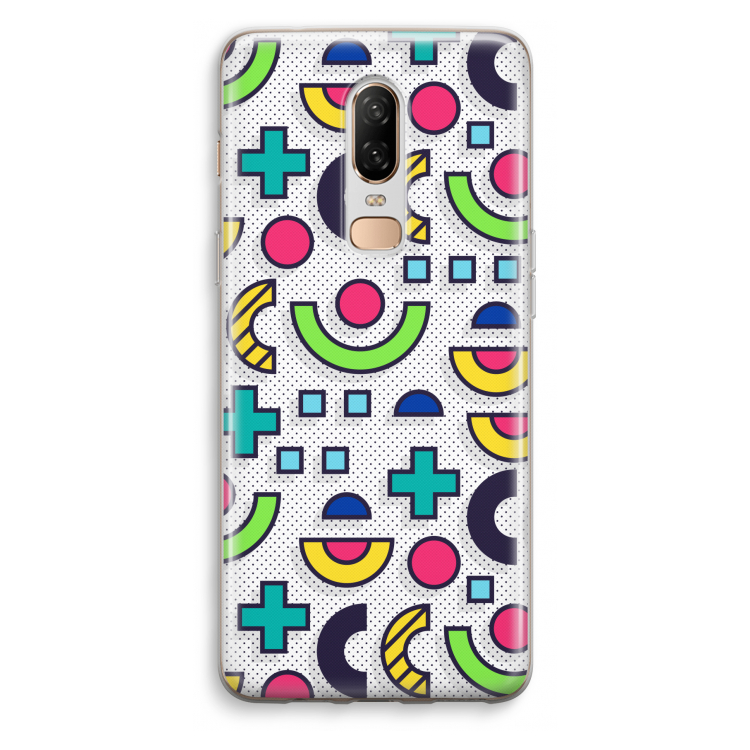 8-bit N°6: OnePlus 6 Transparant Hoesje