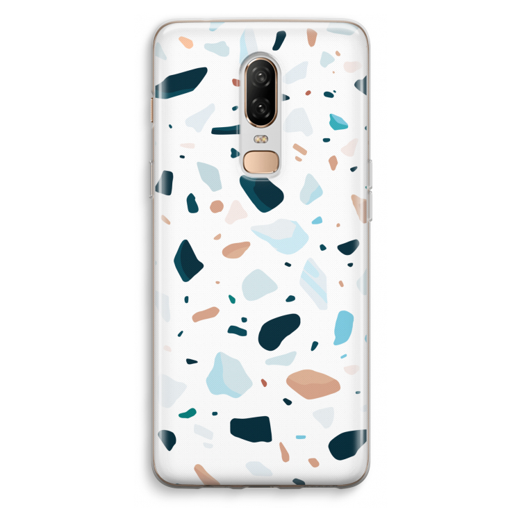 Terrazzo N°13: OnePlus 6 Transparant Hoesje