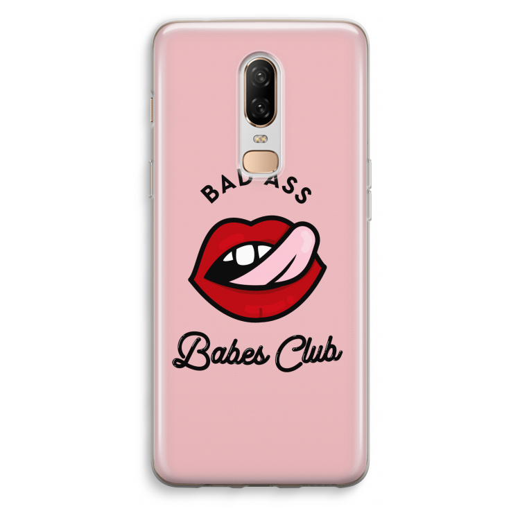 Badass Babes Club: OnePlus 6 Transparant Hoesje