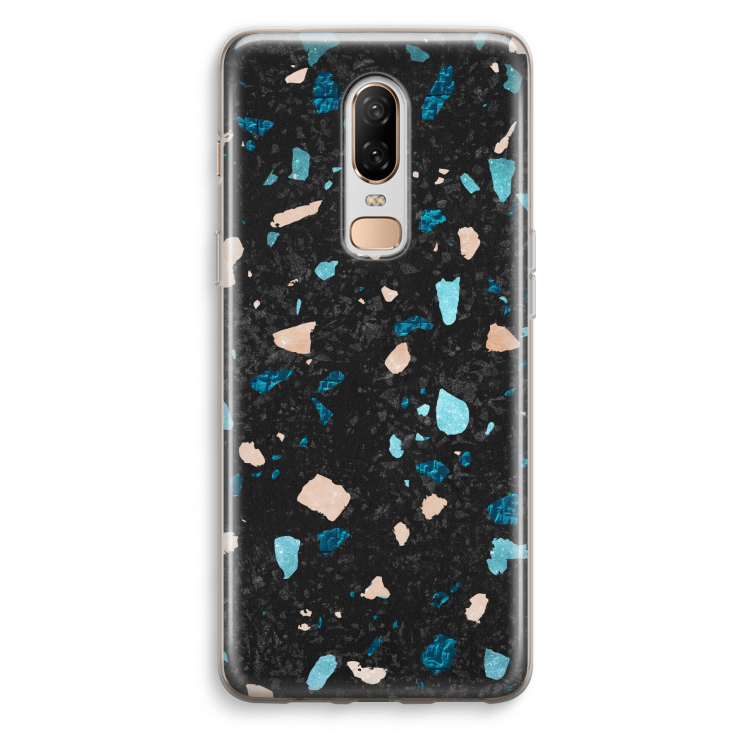Terrazzo N°11: OnePlus 6 Transparant Hoesje