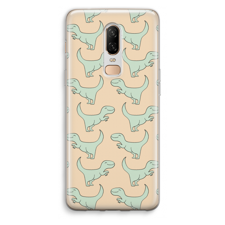 Dinos: OnePlus 6 Transparant Hoesje