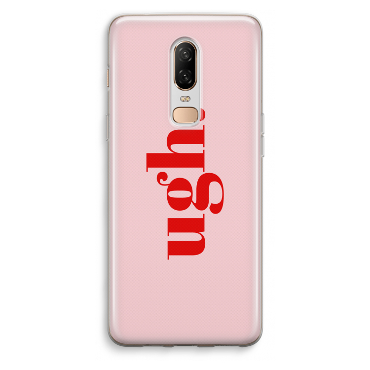 Ugh: OnePlus 6 Transparant Hoesje