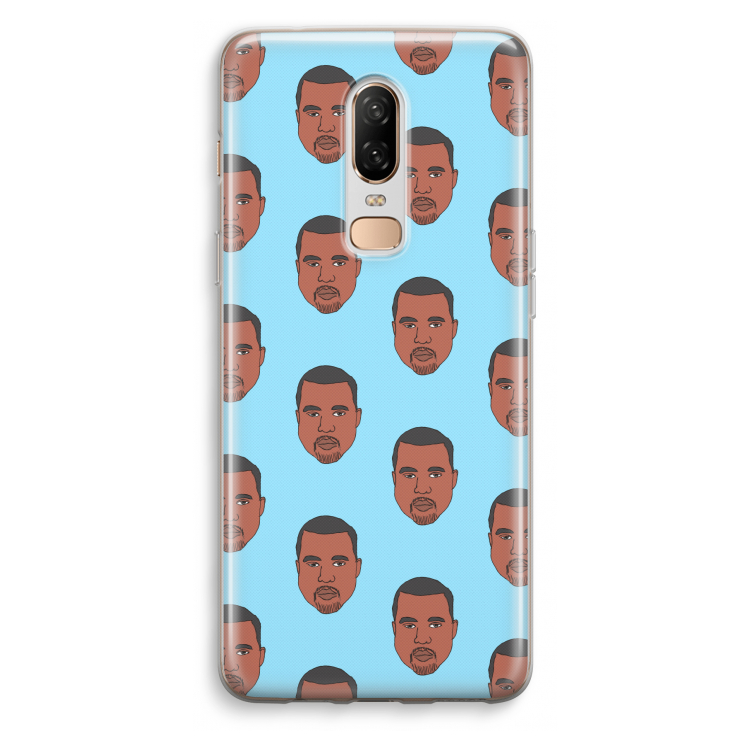 Kanye Call Me?: OnePlus 6 Transparant Hoesje
