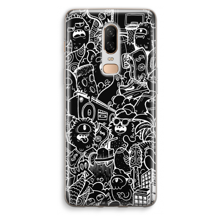 Vexx Black City : OnePlus 6 Transparant Hoesje