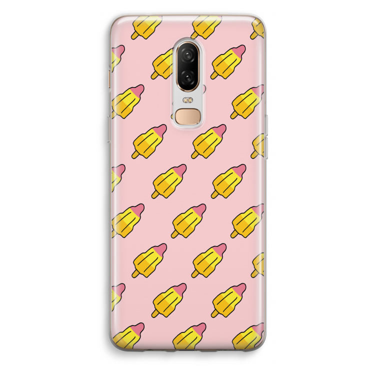 Waterijsjes: OnePlus 6 Transparant Hoesje