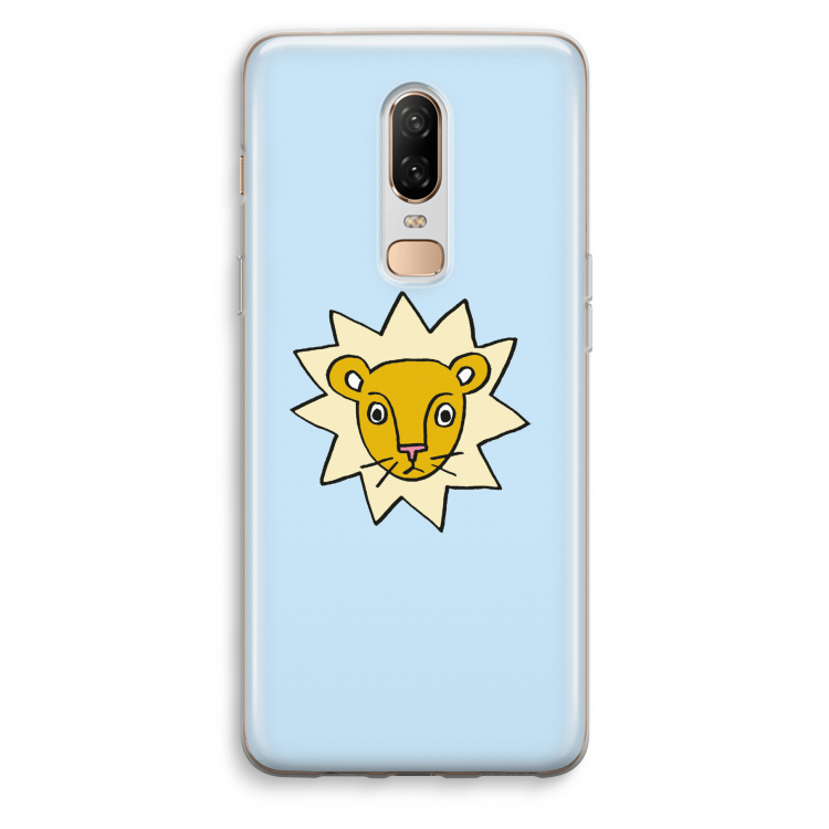 Kleine leeuw: OnePlus 6 Transparant Hoesje