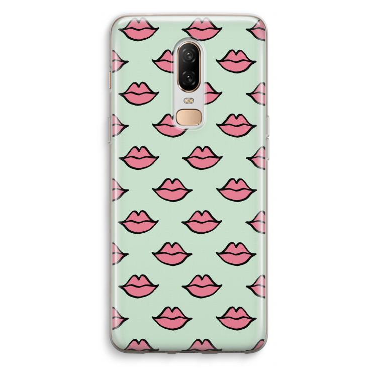 Lipjes: OnePlus 6 Transparant Hoesje