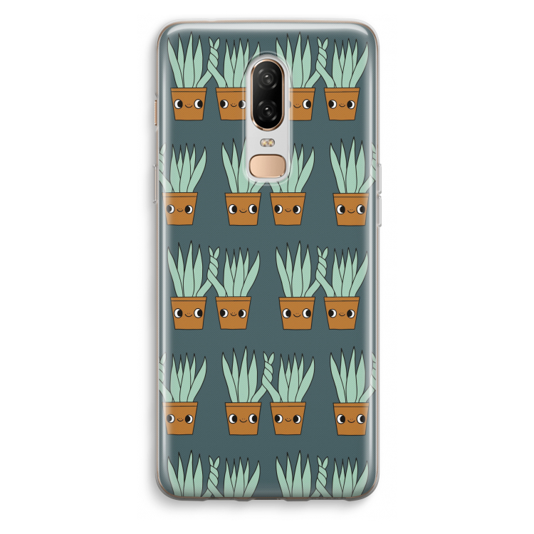 Sansevieria: OnePlus 6 Transparant Hoesje