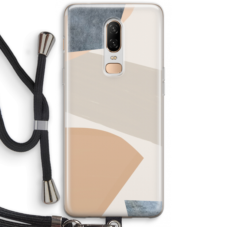 Formo: OnePlus 6 Transparant Hoesje met koord