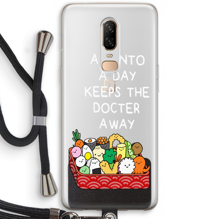 Bento a day: OnePlus 6 Transparant Hoesje met koord