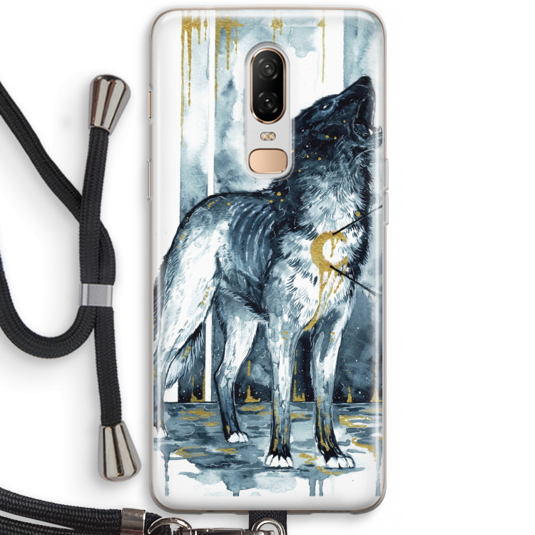 Bleeding Soul: OnePlus 6 Transparant Hoesje met koord