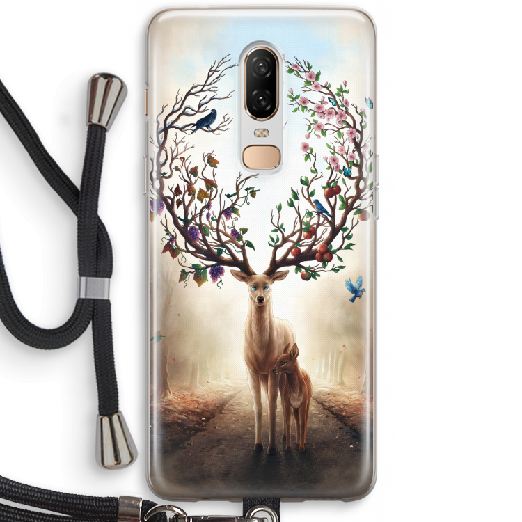 Seasons Change: OnePlus 6 Transparant Hoesje met koord