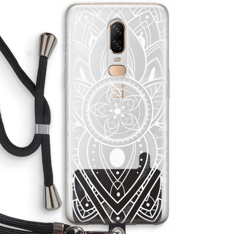 It's Complicated: OnePlus 6 Transparant Hoesje met koord