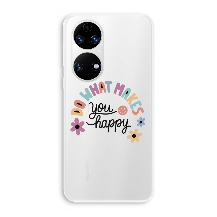 Happy days: Huawei P50 Transparant Hoesje