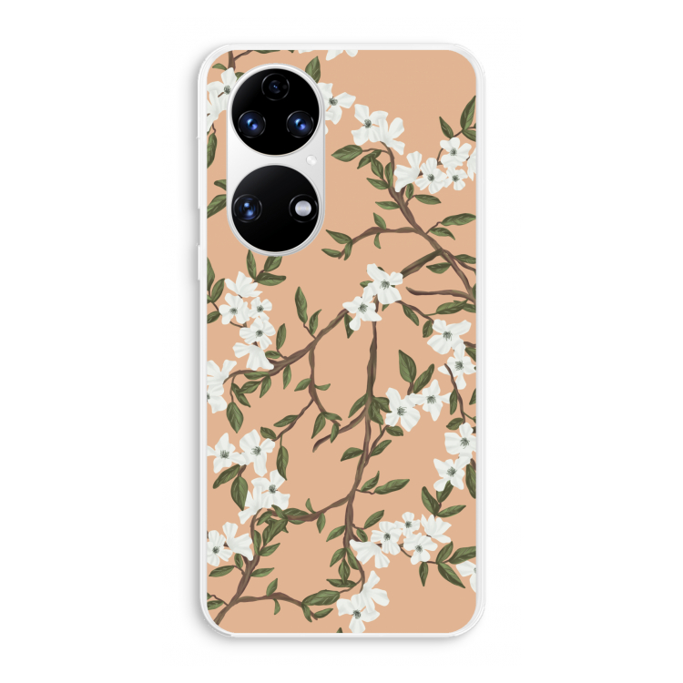 Blossoming spring: Huawei P50 Transparant Hoesje