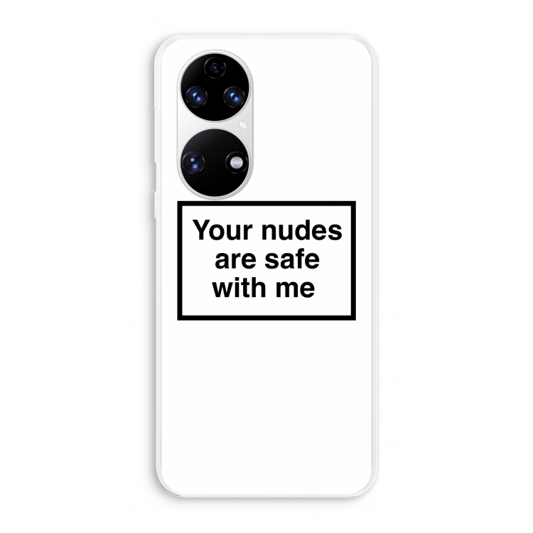 Safe with me: Huawei P50 Transparant Hoesje