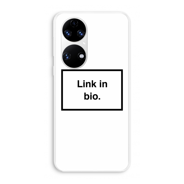 Link in bio: Huawei P50 Transparant Hoesje