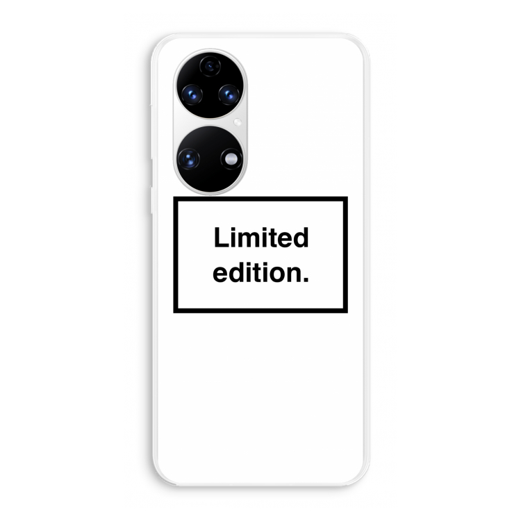 Limited edition: Huawei P50 Transparant Hoesje