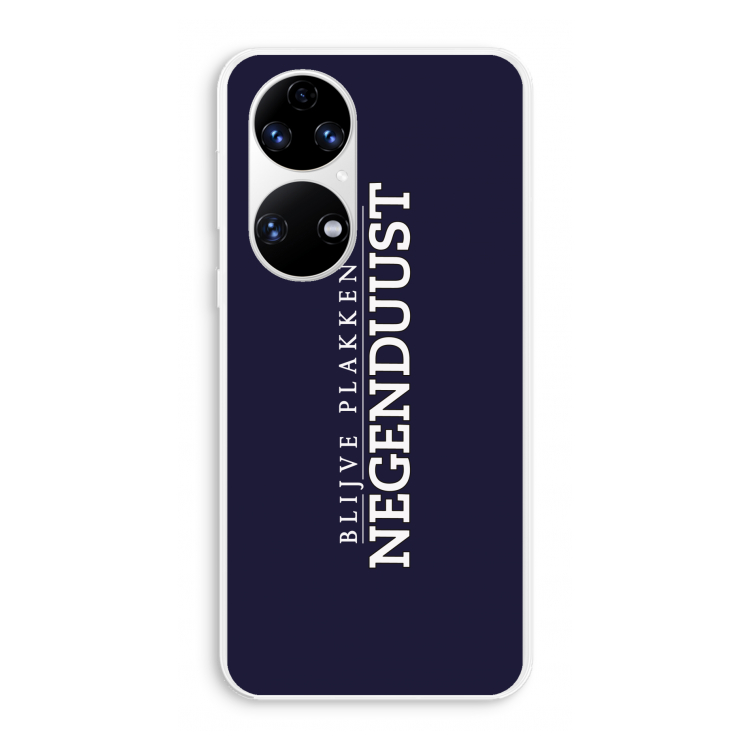 Blijve plakken in Negenduust: Huawei P50 Transparant Hoesje