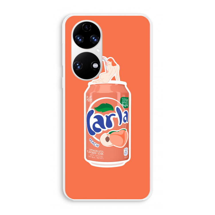 S(peach)less: Huawei P50 Transparant Hoesje