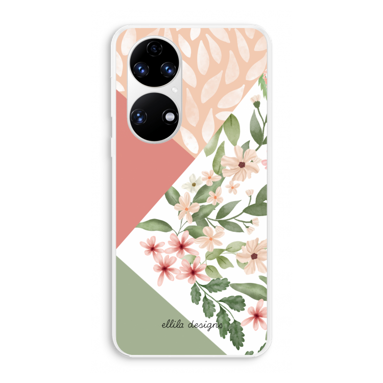 Sweet heaven geometrics: Huawei P50 Transparant Hoesje