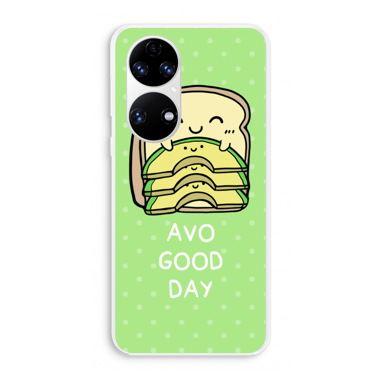 Avo Good Day: Huawei P50 Transparant Hoesje