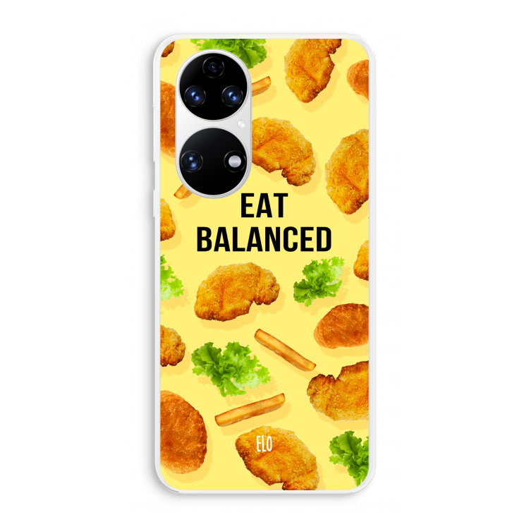 Eat Balanced: Huawei P50 Transparant Hoesje