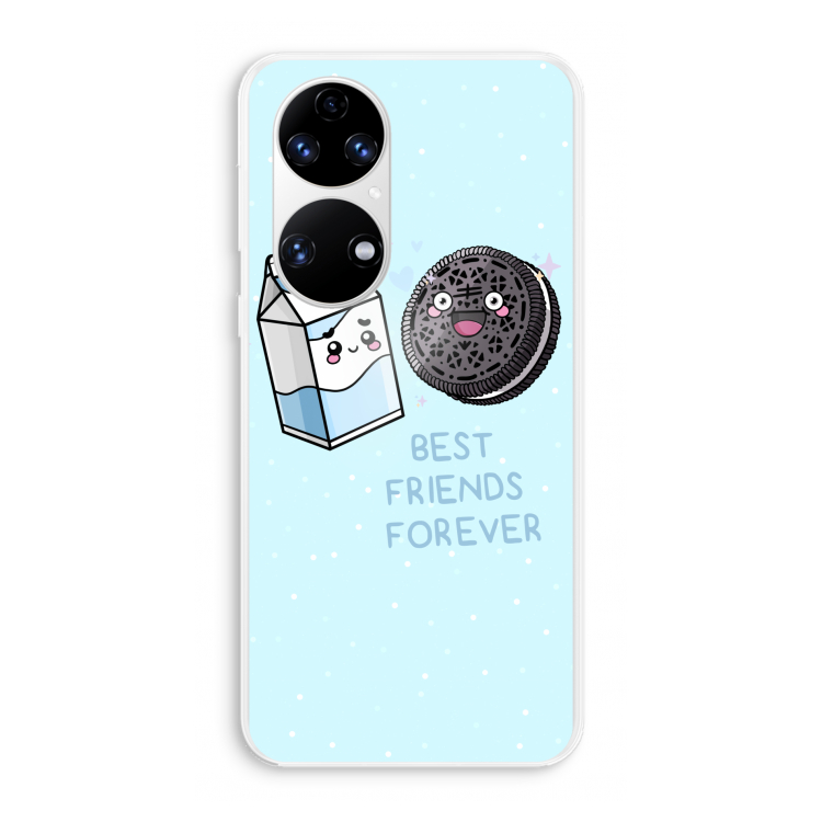 Best Friend Forever: Huawei P50 Transparant Hoesje