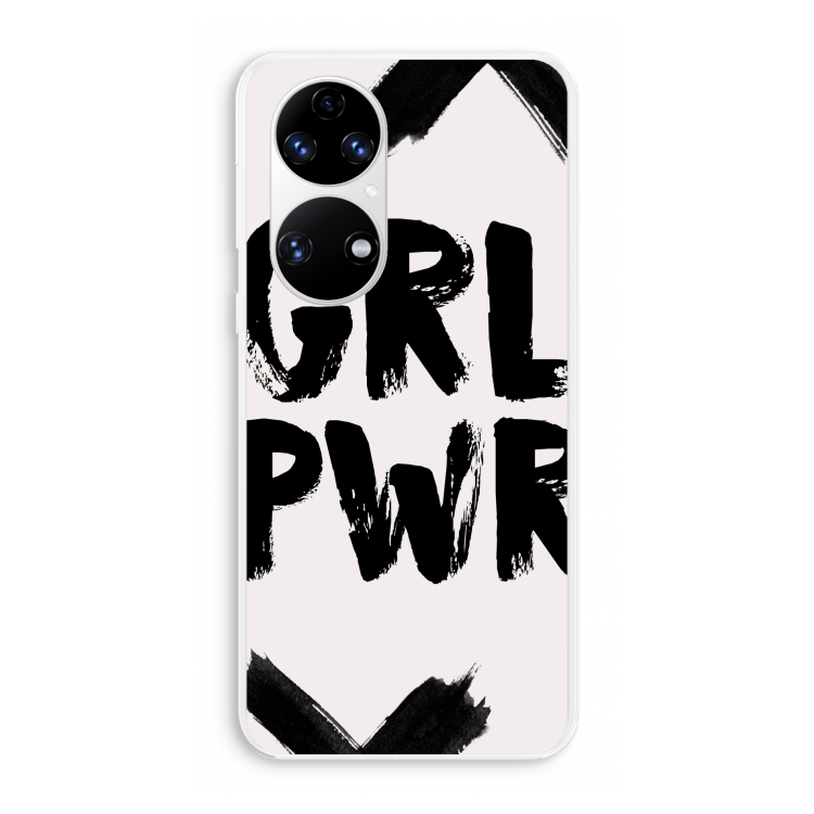 Girl Power #2: Huawei P50 Transparant Hoesje